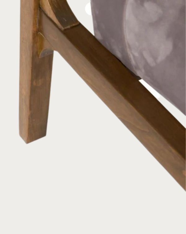 soporte de madera de alamo para sillon color nogal en nuevo laredo