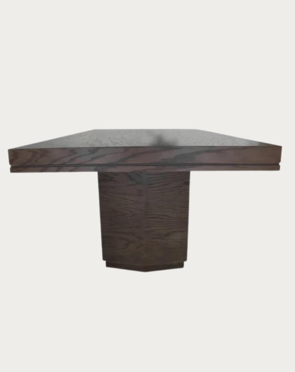 mesa de madera de lado