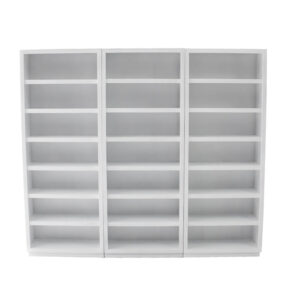 Librero Moderno Blanco Kontempo Moa