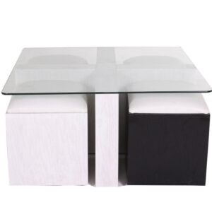 Mesa de Centro con Taburetes Kontempo LC 21