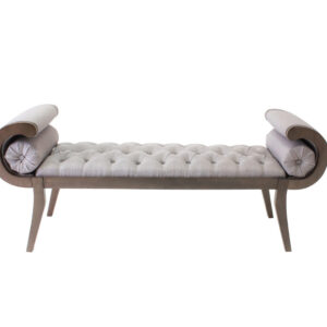 Pie de Cama Elegante Kontempo Bombé