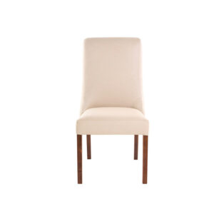 Silla Minimalista Tapizada Patas Madera Kontempo Jana